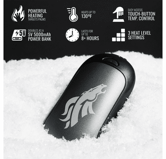 ActionHeat Denver Broncos Rechargeable Hand Warmer