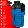ActionHeat Detroit Lions 5V Men's Colorblock Puffer Battery Heated Vest