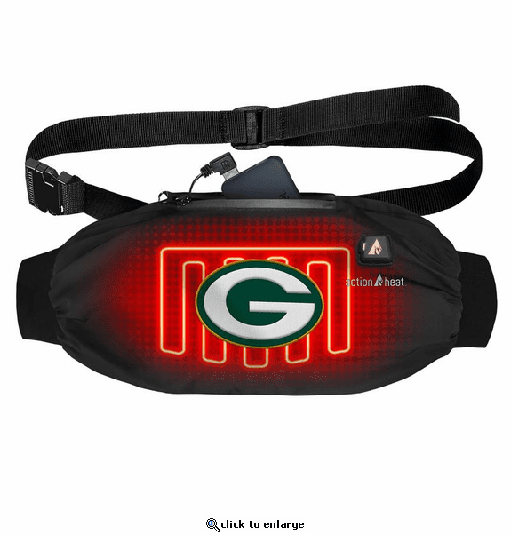 ActionHeat Green Bay Packers 5V Battery Heated Hand Muff