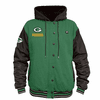 ActionHeat Green Bay Packers 5V Battery Heated Varsity Jacket