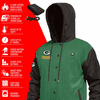 ActionHeat Green Bay Packers 5V Battery Heated Varsity Jacket