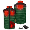 ActionHeat Green Bay Packers 5V Men's Colorblock Puffer Battery Heated Vest