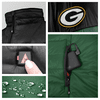 ActionHeat Green Bay Packers 5V Men's Colorblock Puffer Battery Heated Vest