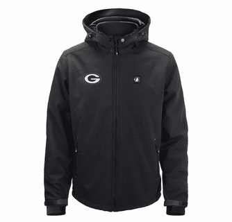 ActionHeat Green Bay Packers 5V Men's Softshell Battery Heated Jacket