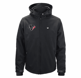 ActionHeat Houston Texans 5V Men's Softshell Battery Heated Jacket