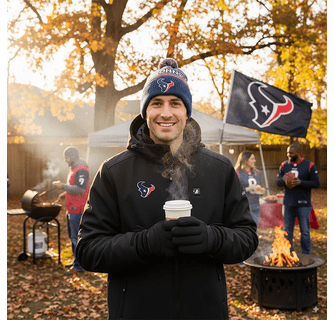 ActionHeat Houston Texans 5V Men's Softshell Battery Heated Jacket