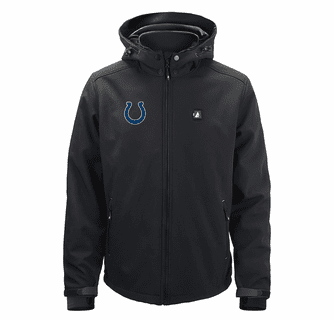 ActionHeat Indianapolis Colts 5V Men's Softshell Battery Heated Jacket