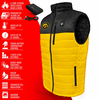 ActionHeat Iowa Hawkeyes 5V Men's Colorblock Puffer Battery Heated Vest