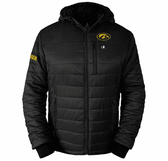 ActionHeat Iowa Hawkeyes 5V Men's Puffer Battery Heated Jacket