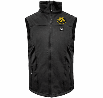 ActionHeat Iowa Hawkeyes 5V Men's Softshell Battery Heated Vest