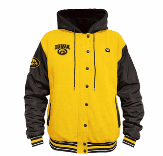 ActionHeat Iowa Hawkeyes 5V Men's Varsity Battery Heated Jacket