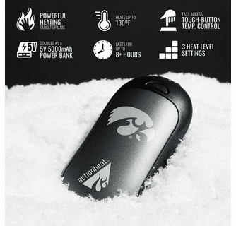 ActionHeat Iowa Hawkeyes Rechargeable Hand Warmer