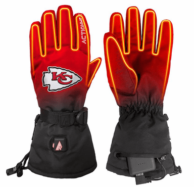 ActionHeat Kansas City Chiefs 5V Battery Heated Gloves