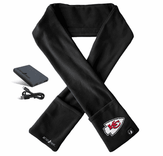 ActionHeat Kansas City Chiefs 5V Battery Heated Scarf