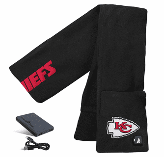 ActionHeat Kansas City Chiefs 5V Battery Heated Scarf