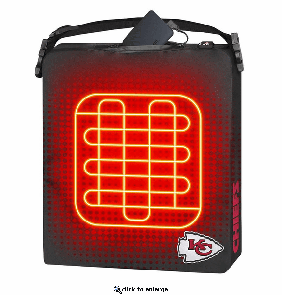 ActionHeat Kansas City Chiefs 5V Battery Heated Seat Cushion