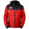ActionHeat Kansas City Chiefs 5V Men's Colorblock Puffer Battery Heated Jacket