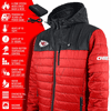 ActionHeat Kansas City Chiefs 5V Men's Colorblock Puffer Battery Heated Jacket