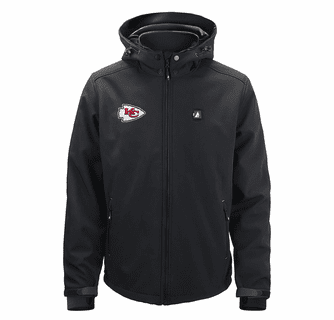 ActionHeat Kansas City Chiefs 5V Men's Softshell Battery Heated Jacket