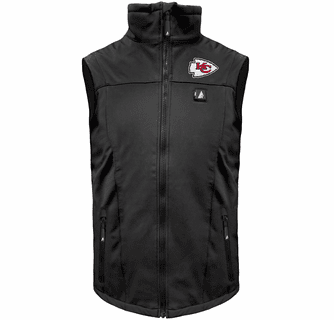 ActionHeat Kansas City Chiefs 5V Men's Softshell Battery Heated Vest