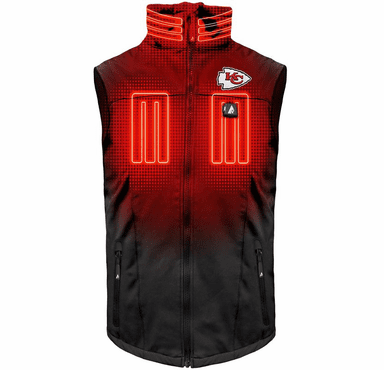 ActionHeat Kansas City Chiefs 5V Men's Softshell Battery Heated Vest