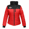 ActionHeat Kansas City Chiefs 5V Women's Colorblock Puffer Battery Heated Jacket