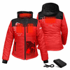 ActionHeat Kansas City Chiefs 5V Women's Colorblock Puffer Battery Heated Jacket