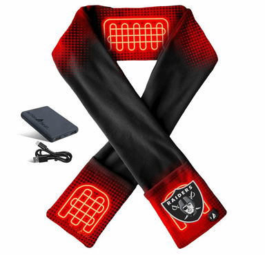 ActionHeat Las Vegas Raiders 5V Battery Heated Scarf