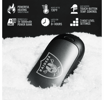 ActionHeat Las Vegas Raiders Rechargeable Hand Warmer