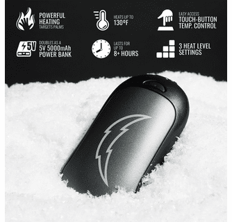 ActionHeat Los Angeles Chargers Rechargeable Hand Warmer