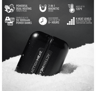 ActionHeat Magnetic Dual Electric Hand Warmer