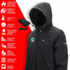ActionHeat Miami Dolphins 5V Men's Softshell Battery Heated Jacket