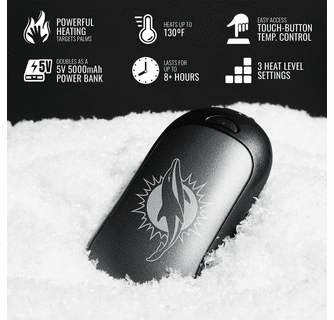 ActionHeat Miami Dolphins Rechargeable Hand Warmer