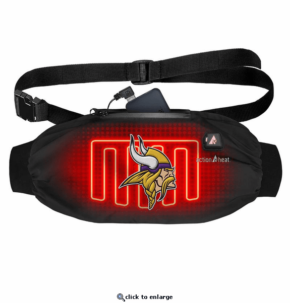 ActionHeat Minnesota Vikings 5V Battery Heated Hand Muff
