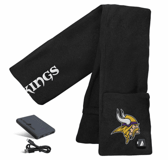 ActionHeat Minnesota Vikings 5V Battery Heated Scarf