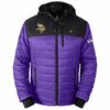 ActionHeat Minnesota Vikings 5V Men's Colorblock Puffer Battery Heated Jacket