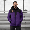 ActionHeat Minnesota Vikings 5V Men's Colorblock Puffer Battery Heated Jacket