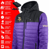 ActionHeat Minnesota Vikings 5V Men's Colorblock Puffer Battery Heated Jacket