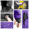ActionHeat Minnesota Vikings 5V Men's Colorblock Puffer Battery Heated Jacket