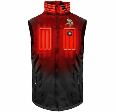 ActionHeat Minnesota Vikings 5V Men's Softshell Battery Heated Vest
