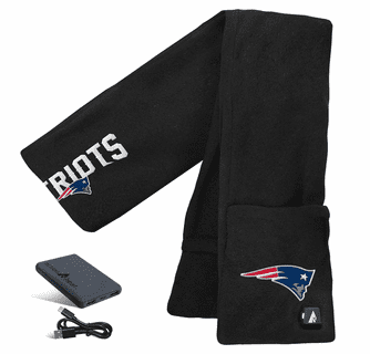 ActionHeat New England Patriots 5V Battery Heated Scarf