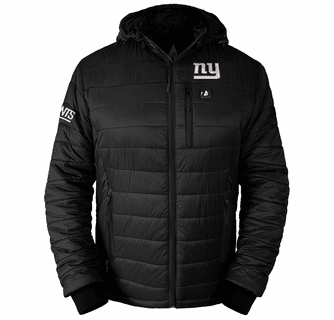 ActionHeat New York Giants 5V Men's Puffer Battery Heated Jacket