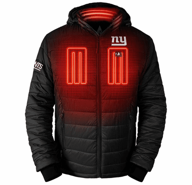 ActionHeat New York Giants 5V Men's Puffer Battery Heated Jacket