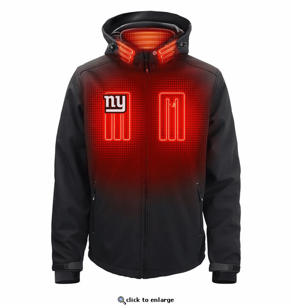 ActionHeat New York Giants 5V Men's Softshell Battery Heated Jacket