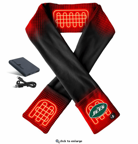 ActionHeat New York Jets 5V Battery Heated Scarf