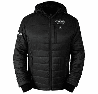ActionHeat New York Jets 5V Men's Puffer Battery Heated Jacket
