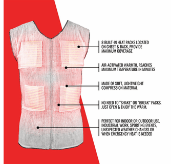 ActionHeat One Time Use Heated Vest