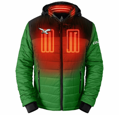 ActionHeat Philadelphia Eagles 5V Men's Colorblock Puffer Battery Heated Jacket