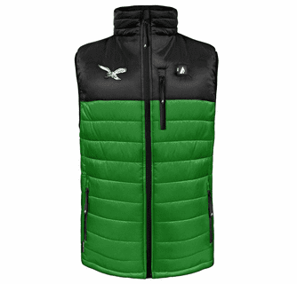 ActionHeat Philadelphia Eagles 5V Men's Colorblock Puffer Battery Heated Vest