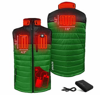 ActionHeat Philadelphia Eagles 5V Men's Colorblock Puffer Battery Heated Vest